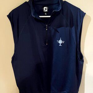Men's FJ Golf 1/4 Zip Vest - Northeast Amateur Size L